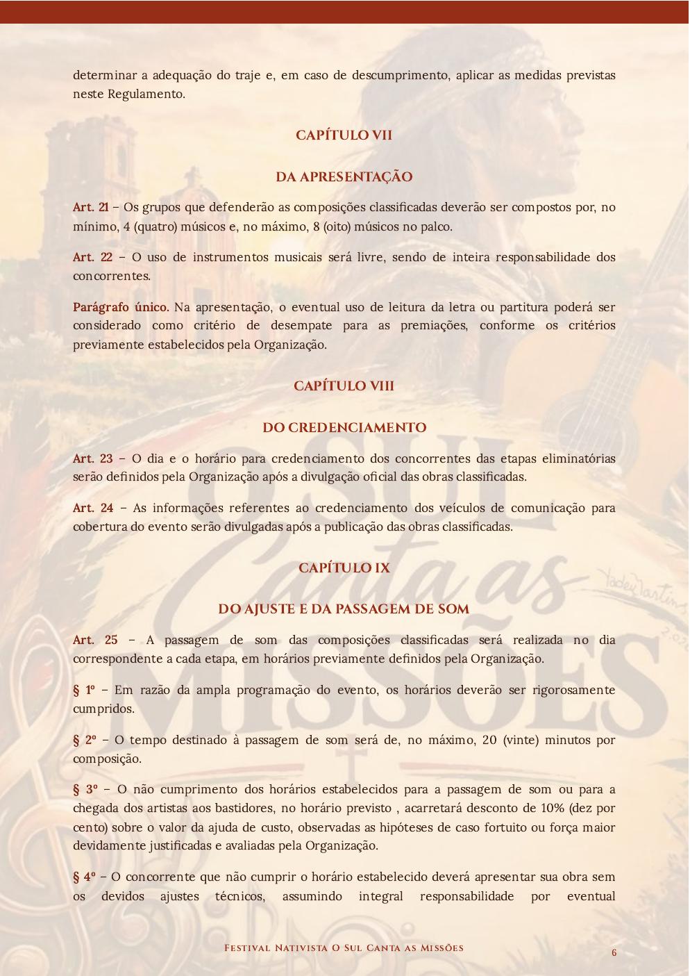 Regulamento oficial — página 6 de 10