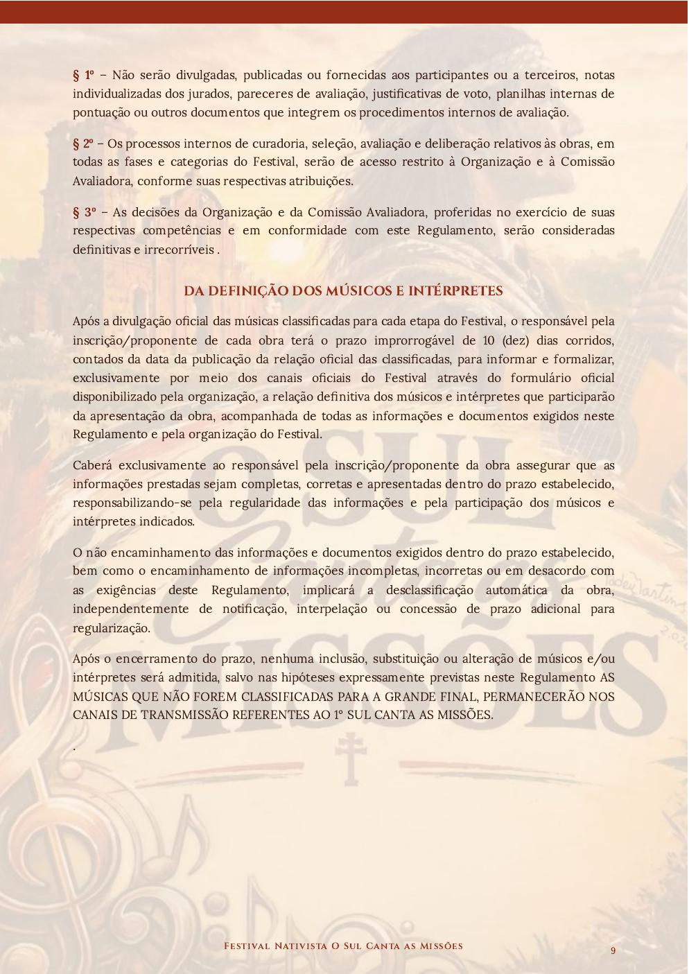 Regulamento oficial — página 9 de 10