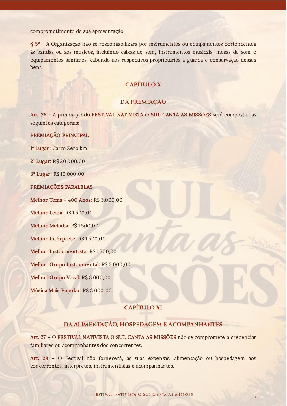 Regulamento oficial — página 7 de 10
